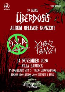 20 Jahre Überdosis - Album Release Konzert 14.11.2026 [Plakat]